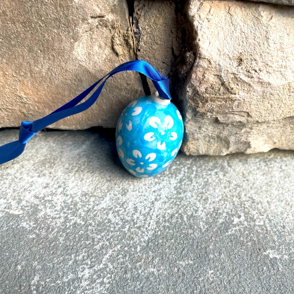 Polish Pottery-Terrain-Ceramic Easter Egg XS